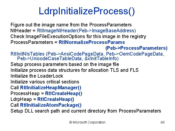 Ldrp. Initialize. Process() Figure out the image name from the Process. Parameters Nt. Header