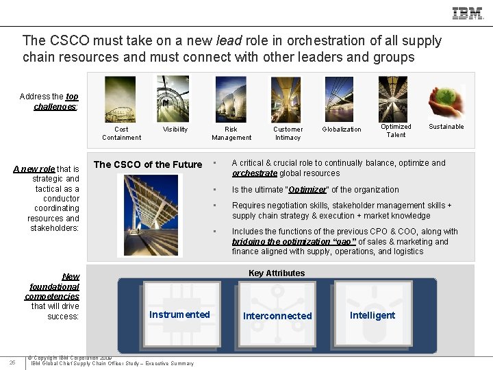 IBM Global Business Services The CSCO must take on a new lead role in