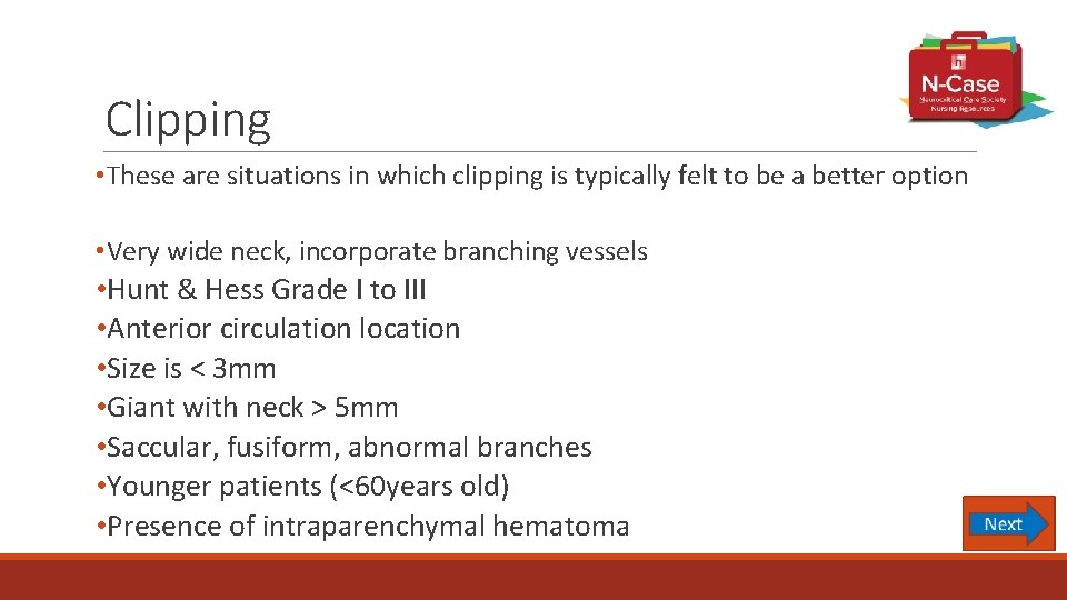 Clipping • These are situations in which clipping is typically felt to be a
