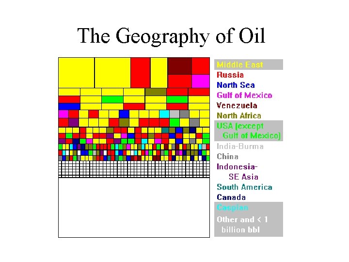 The Geography of Oil 