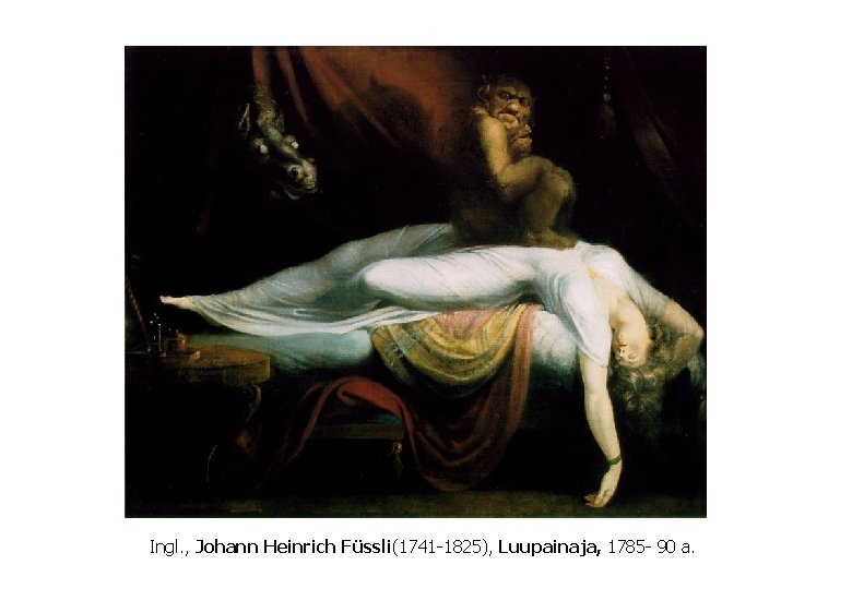 Ingl. , Johann Heinrich Füssli(1741 -1825), Luupainaja, 1785 - 90 a. 