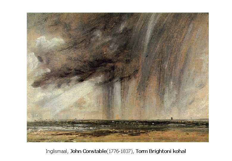 Inglismaal, John Constable(1776 -1837), Torm Brightoni kohal 