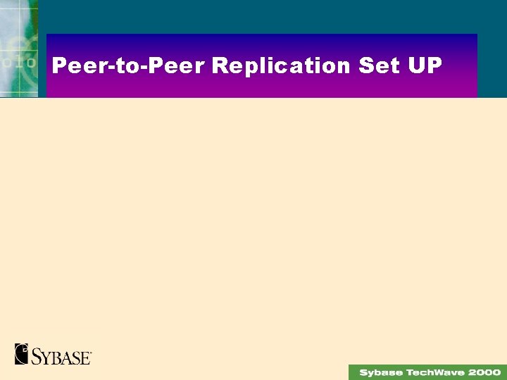 Peer-to-Peer Replication Set UP 
