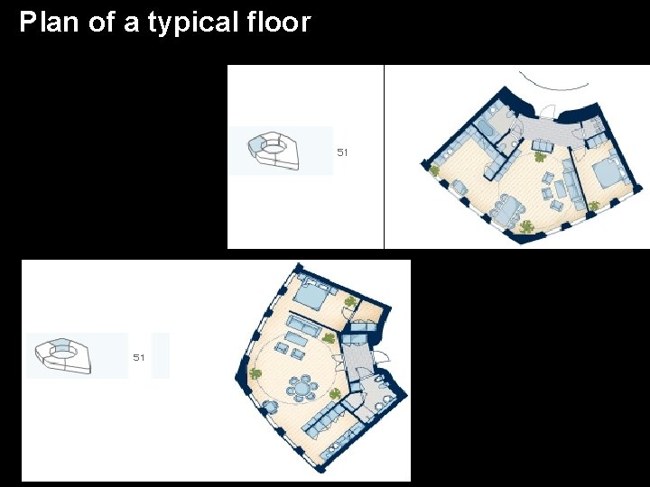 Plan of a typical floor 