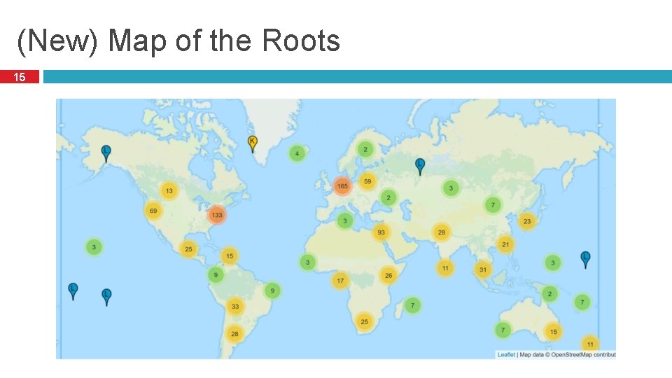 (New) Map of the Roots 15 