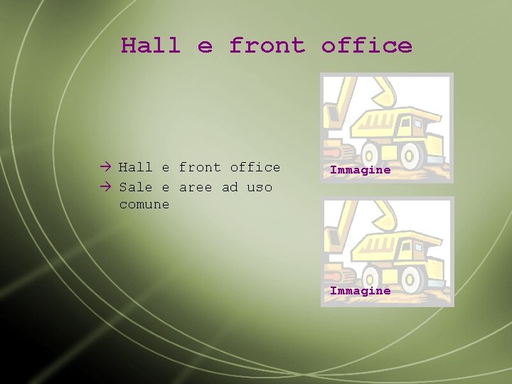 Hall e front office à Hall e front office Immagine à Sale e aree