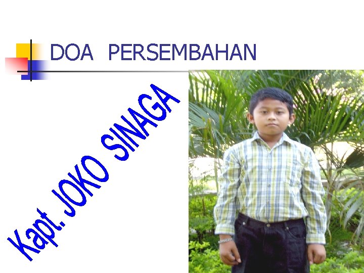 DOA PERSEMBAHAN 