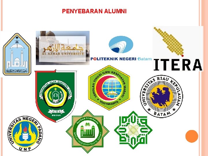 PENYEBARAN ALUMNI 