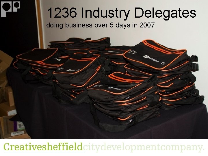 1236 Industry Delegates doing business over 5 days in 2007 