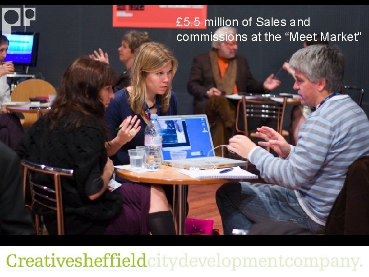 £ 5. 5 million of Sales and commissions at the “Meet Market” 