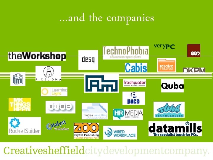 …and the companies 