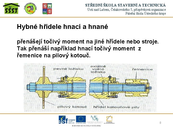 STŘEDNÍ ŠKOLA STAVEBNÍ A TECHNICKÁ Ústí nad Labem, Čelakovského 5, příspěvková organizace Páteřní škola