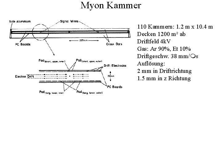 Myon Kammer 110 Kammern: 1. 2 m x 10. 4 m Decken 1200 m²