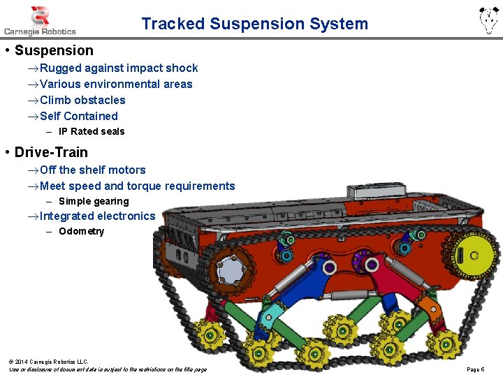 Tracked Suspension System • Suspension ® Rugged against impact shock ® Various environmental areas