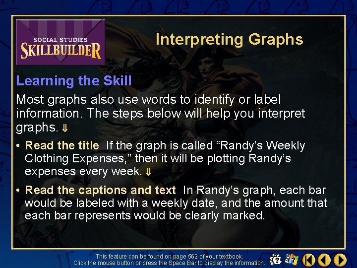 Interpreting Graphs Learning the Skill Most graphs also use words to identify or label