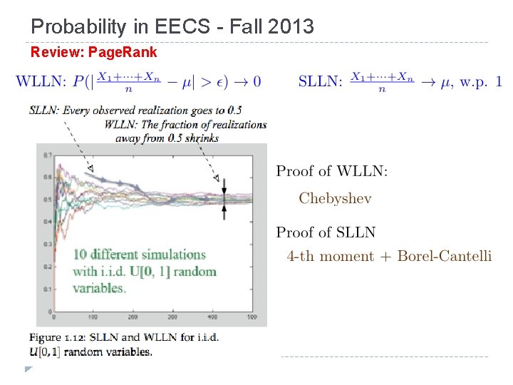 Probability in EECS - Fall 2013 Review: Page. Rank 