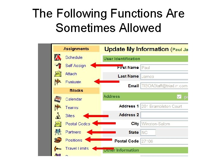 The Following Functions Are Sometimes Allowed 