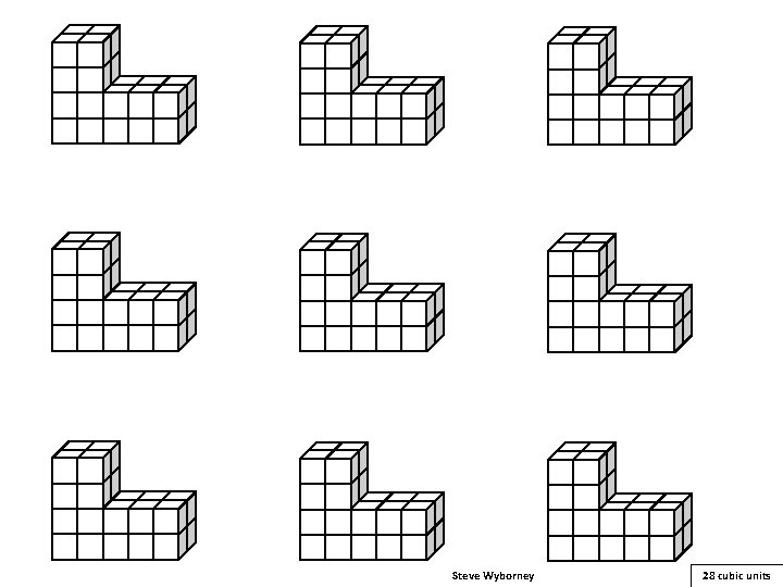 Steve Wyborney 28 cubic units 
