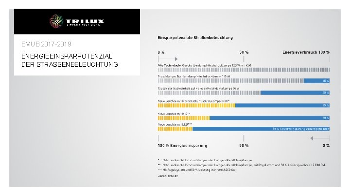 BMUB 2017 -2019 ENERGIEEINSPARPOTENZIAL DER STRASSENBELEUCHTUNG 