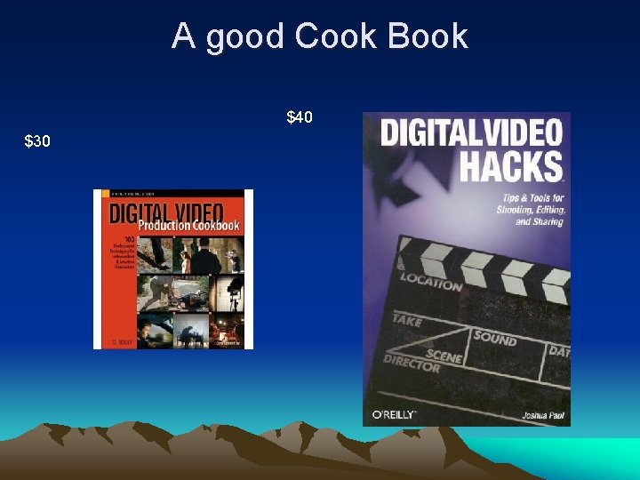 A good Cook Book $40 $30 