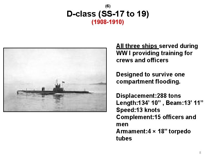 Submarines List of submarine classes of the United