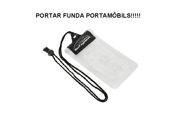 PORTAR FUNDA PORTAMÒBILS!!!!! 