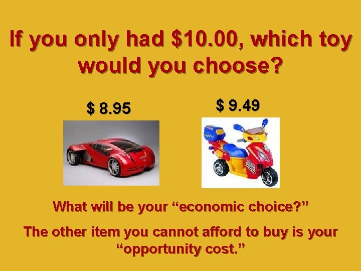 If you only had $10. 00, which toy would you choose? $ 8. 95