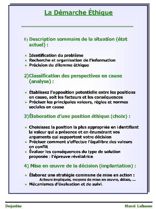 Desjardins Marcel Laflamme 