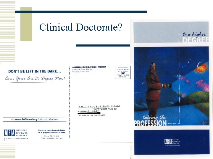 Clinical Doctorate? 