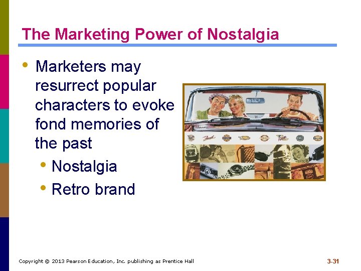 The Marketing Power of Nostalgia • Marketers may resurrect popular characters to evoke fond The Marketing Power of Nostalgia • Marketers may resurrect popular characters to evoke fond
