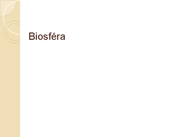 Biosféra 