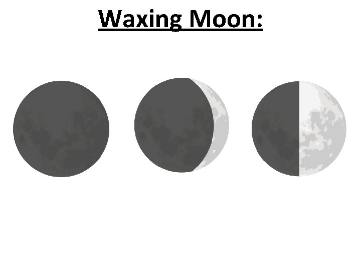 Waxing Moon: 