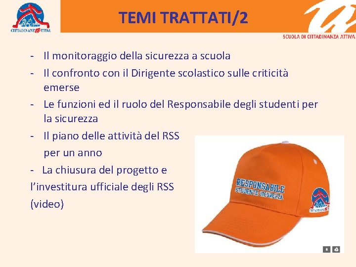 TEMI TRATTATI/2 - Il monitoraggio della sicurezza a scuola - Il confronto con il