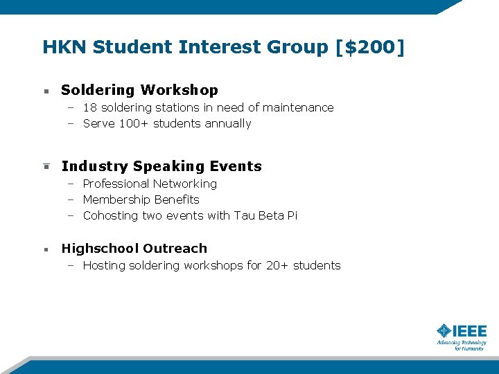 HKN Student Interest Group [$200] Soldering Workshop – 18 soldering stations in need of