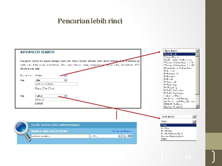 Advanced Search Pencarian lebih rinci 10 