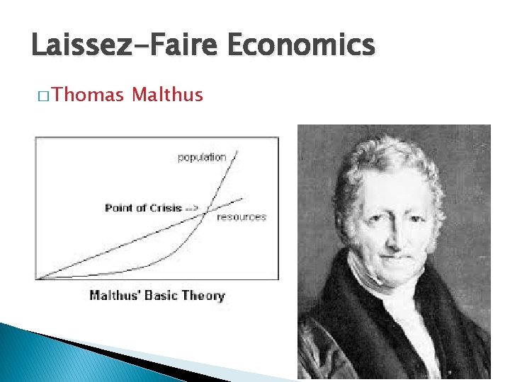 Laissez-Faire Economics � Thomas Malthus 