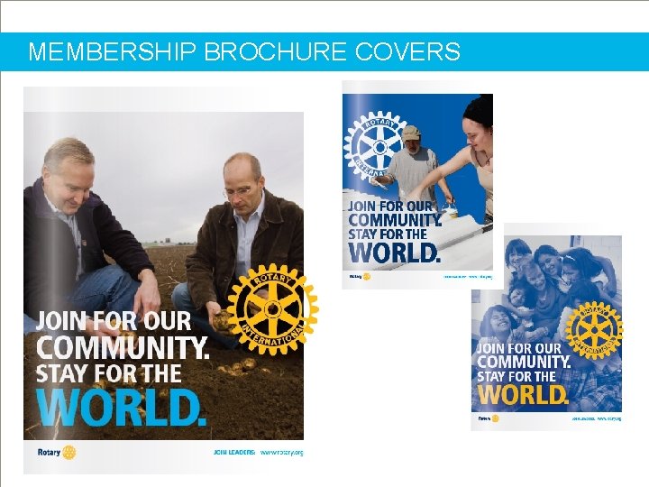 MEMBERSHIP BROCHURE COVERS 