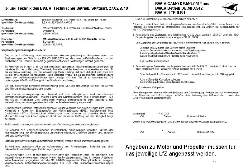 Tagung Technik des BWLV- Technischer Betrieb, Stuttgart, 27. 02. 2010 BWLV-CAMO DE. MG. 0542