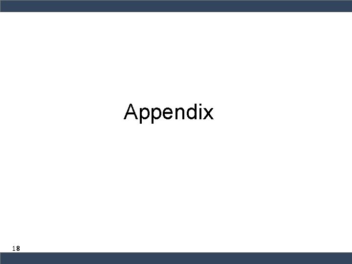 Appendix 18 