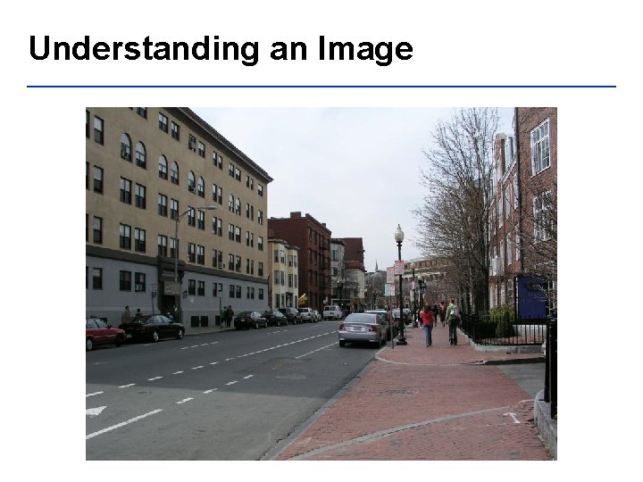 Understanding an Image 