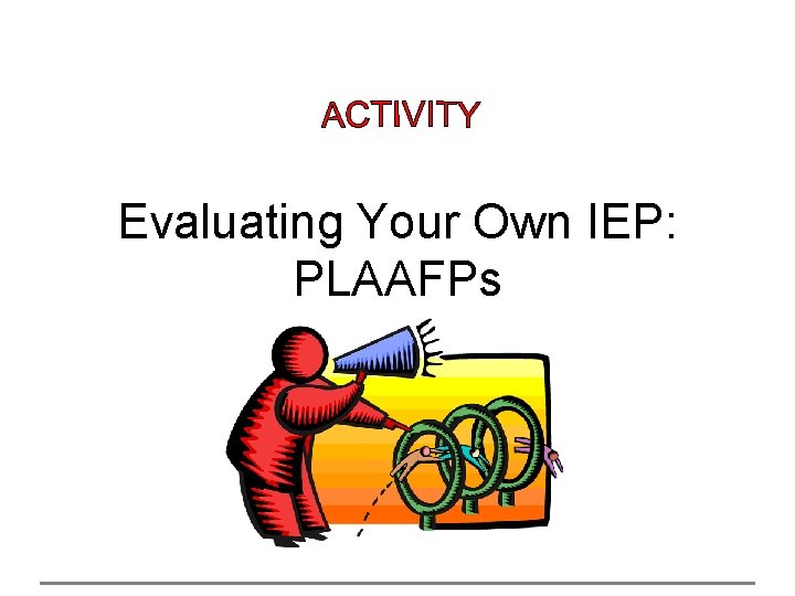 Evaluating Your Own IEP: PLAAFPs Gifted IEP 