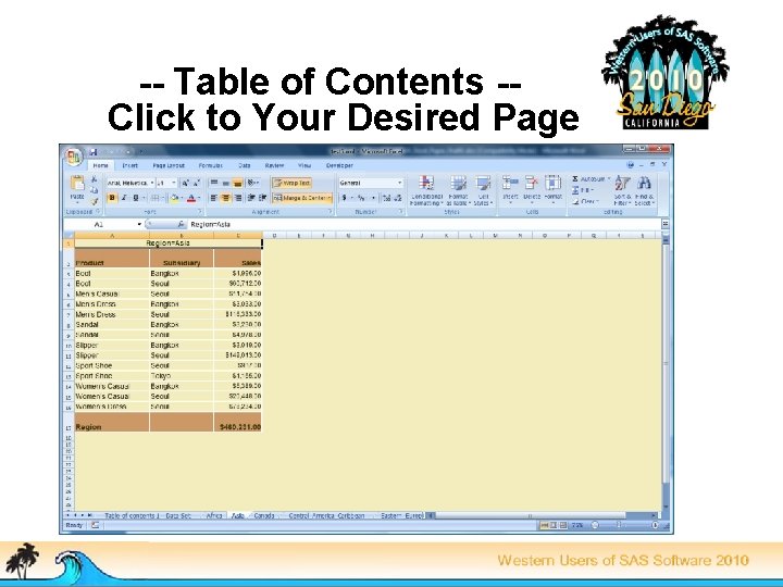 -- Table of Contents -Click to Your Desired Page 
