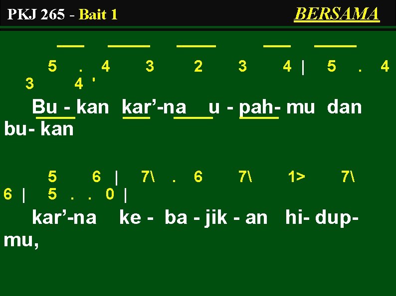 BERSAMA PKJ 265 - Bait 1 5 3 . 4 4 ' 3 2