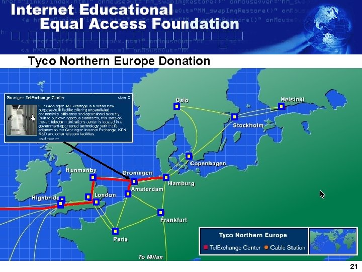 Tyco Northern Europe Donation 21 