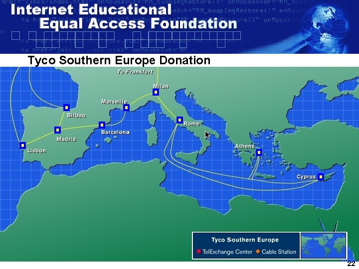 Tyco Southern Europe Donation 22 