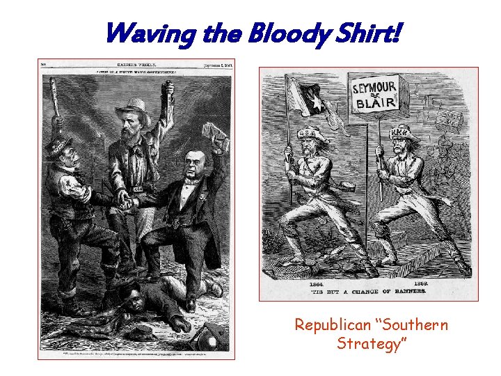 Waving the Bloody Shirt! Republican “Southern Strategy” 