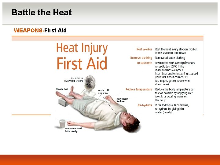 Battle the Heat WEAPONS-First Aid 