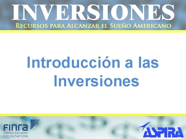 Introducción a las Inversiones 