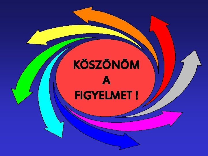 KÖSZÖNÖM A FIGYELMET ! 