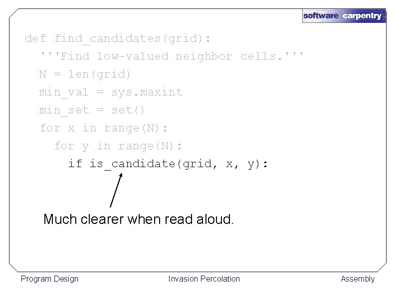 def find_candidates(grid): '''Find low-valued neighbor cells. ''' N = len(grid) min_val = sys. maxint